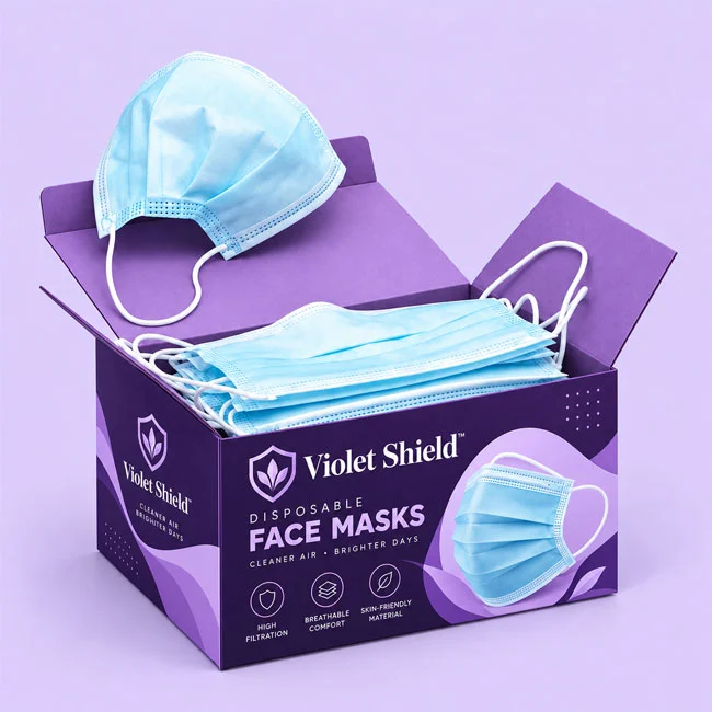 Custom Facemask Boxes