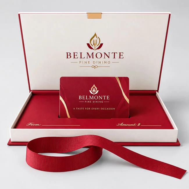 Custom Gift Card Boxes