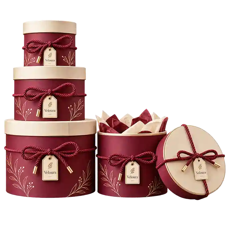 Custom Round Boxes