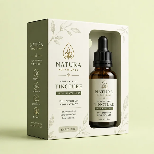 CBD Tincture Boxes thumbnail 2