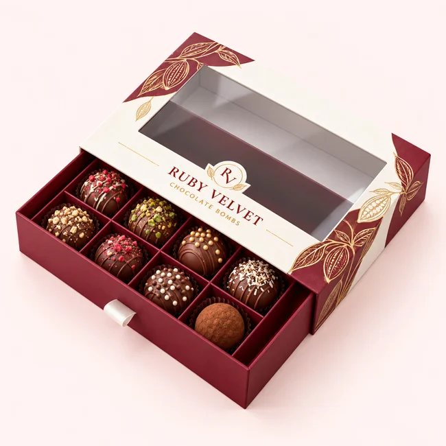 Custom Chocolate Bomb Boxes