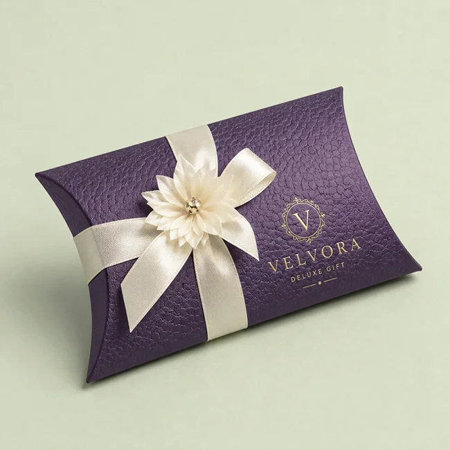 Custom Gift Pillow Boxes Hover