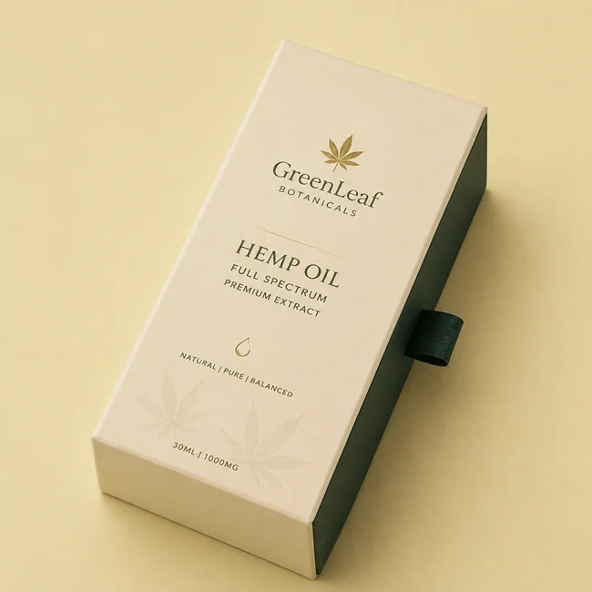CBD Hemp Oil Boxes Hover